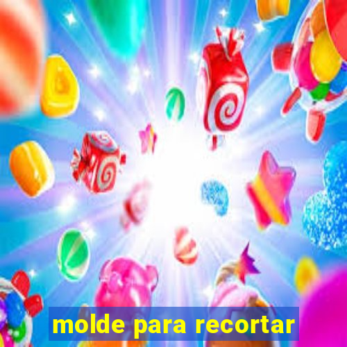 molde para recortar